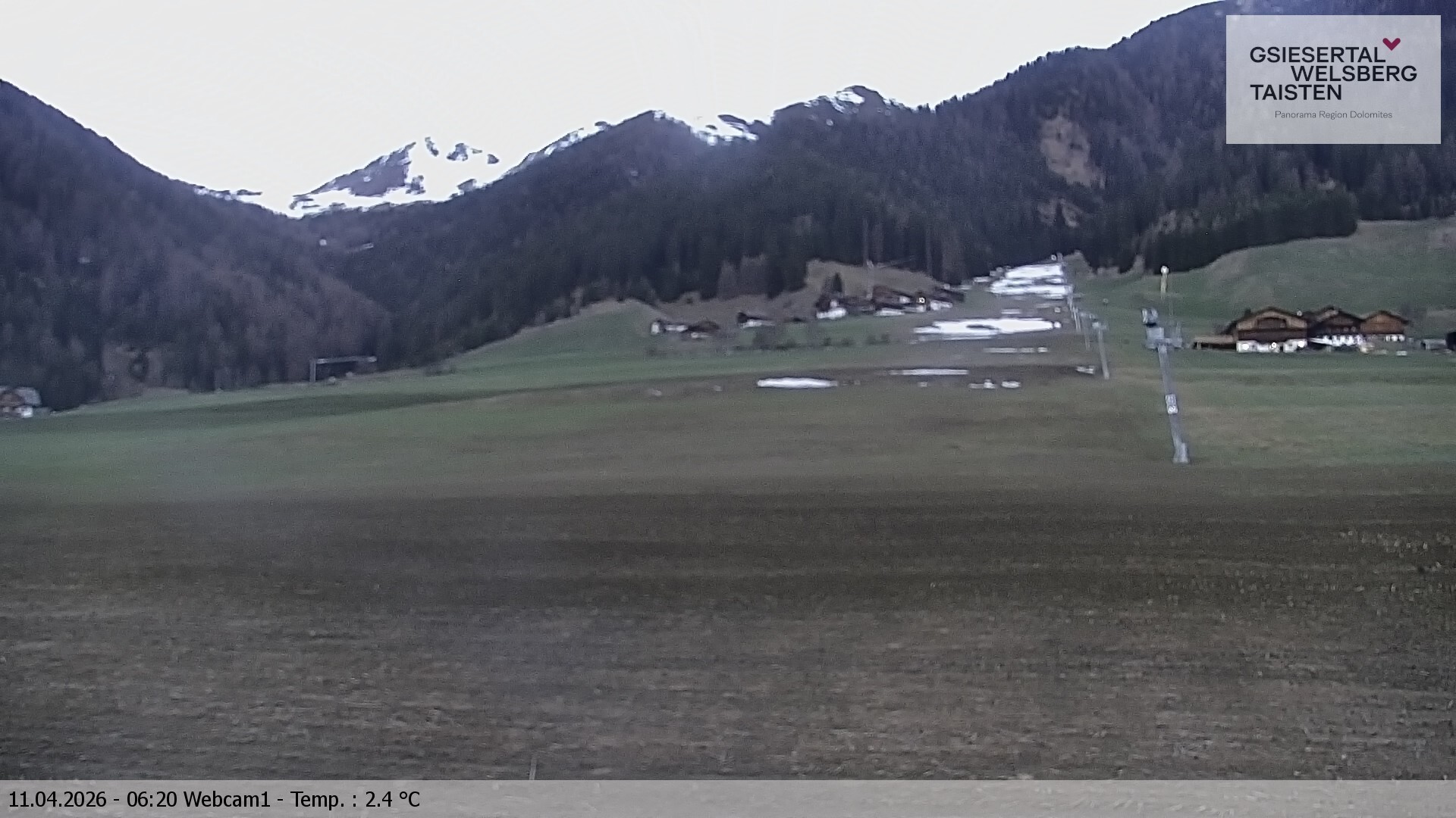 Archived image Webcam Binter – St. Magdalena, Gsiesertal (Südtirol)