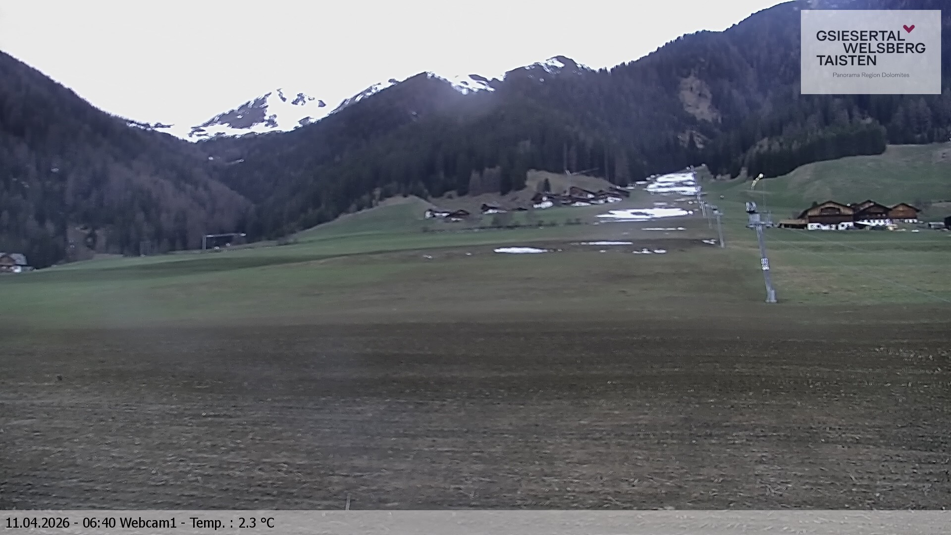 Archived image Webcam Binter – St. Magdalena, Gsiesertal (Südtirol)