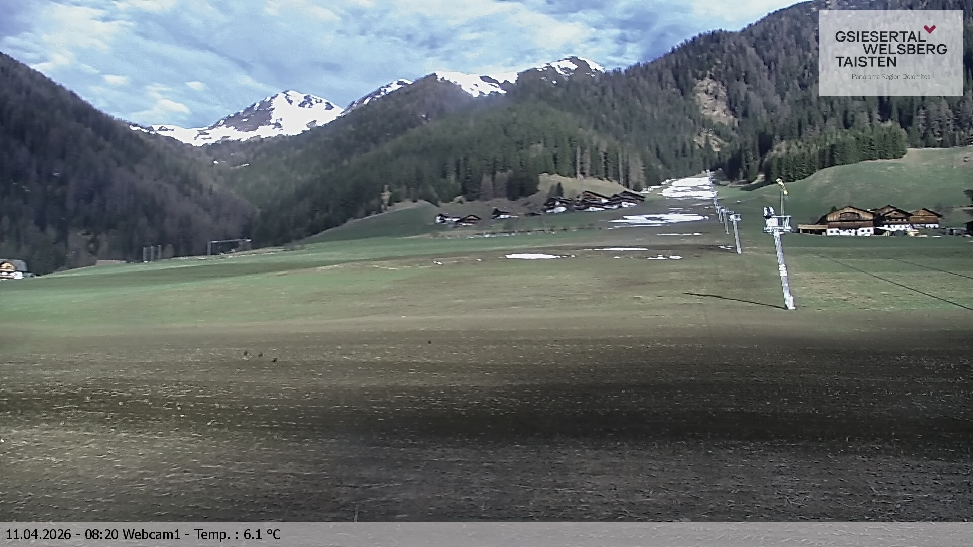 Archived image Webcam Binter – St. Magdalena, Gsiesertal (Südtirol)