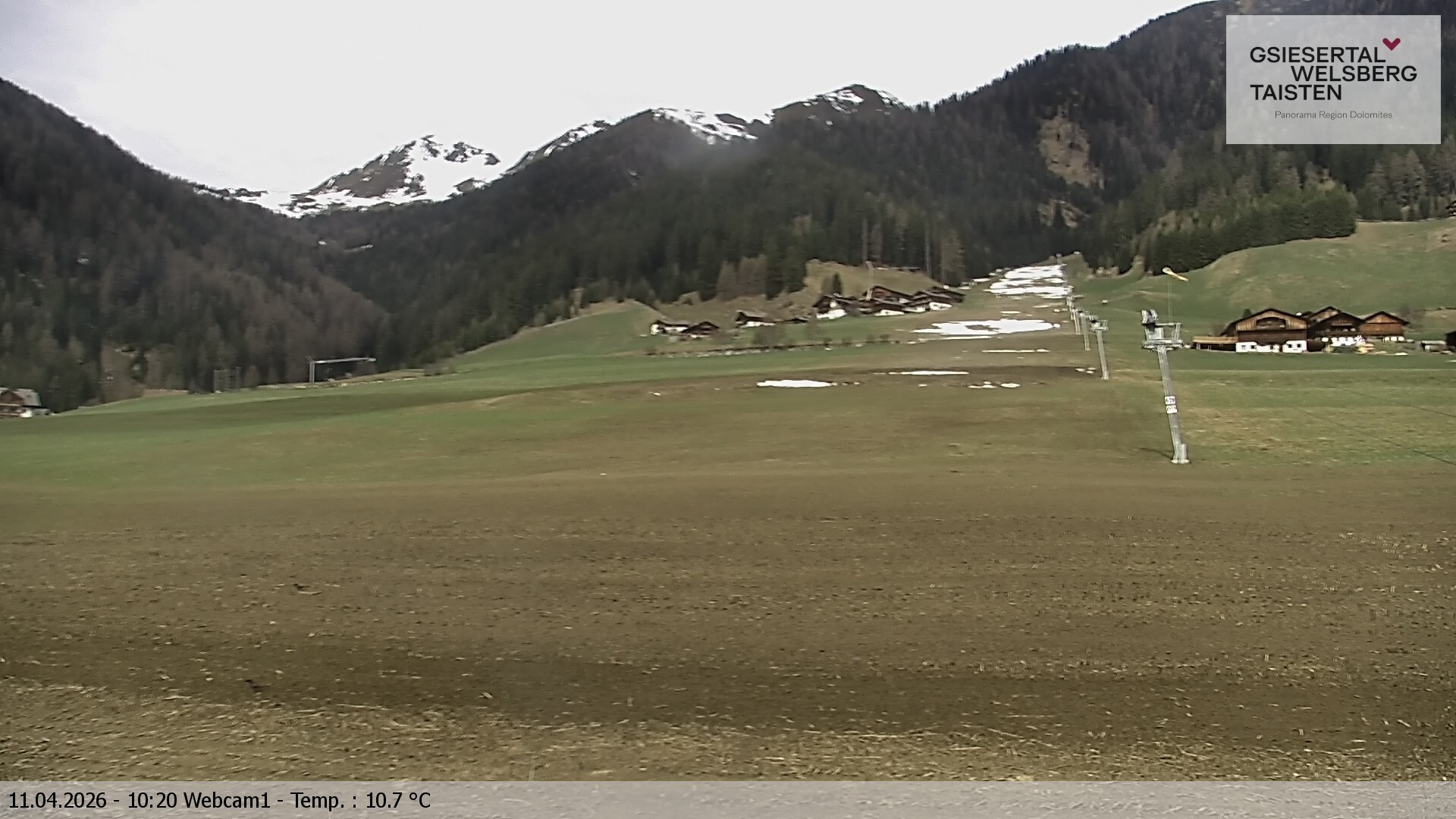 Archived image Webcam Binter – St. Magdalena, Gsiesertal (Südtirol)