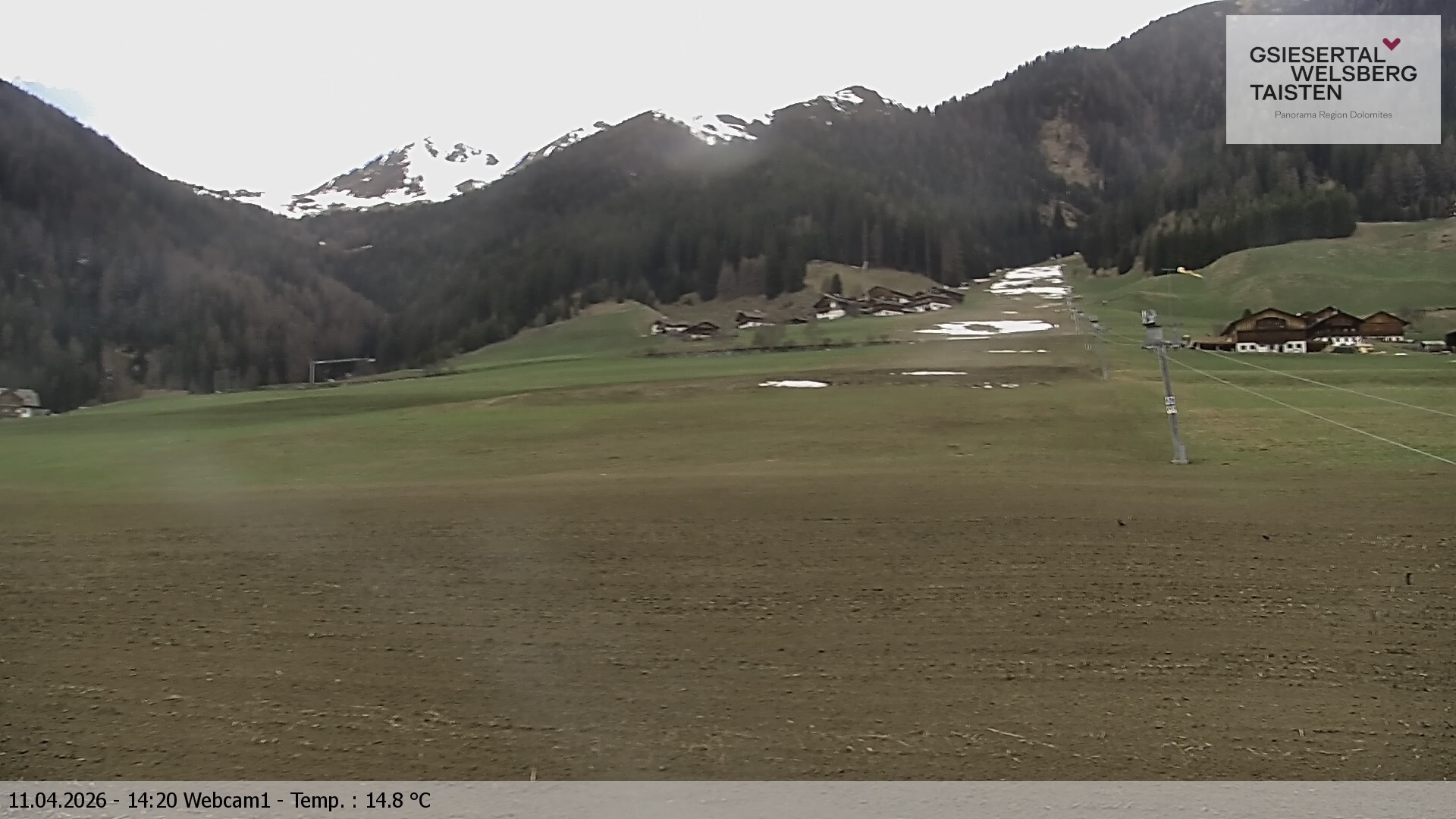 Archived image Webcam Binter – St. Magdalena, Gsiesertal (Südtirol)