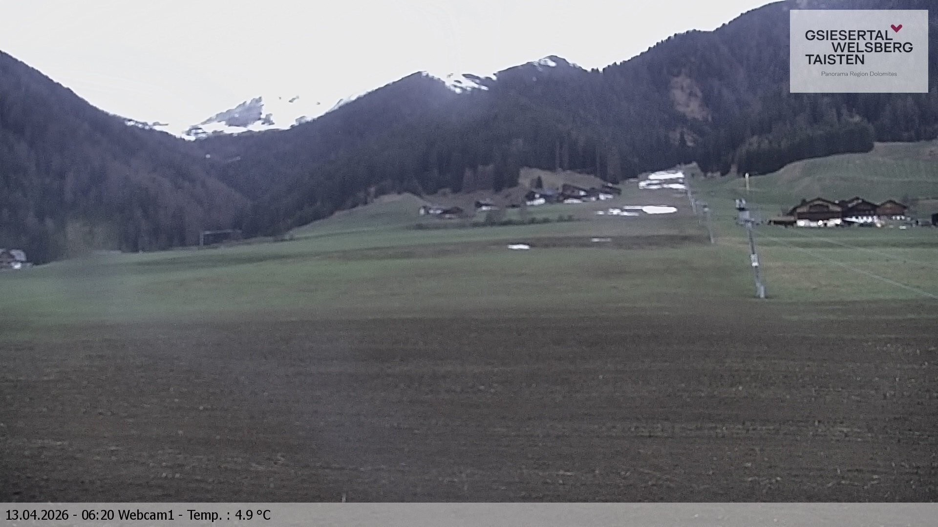 Archived image Webcam Binter – St. Magdalena, Gsiesertal (Südtirol)