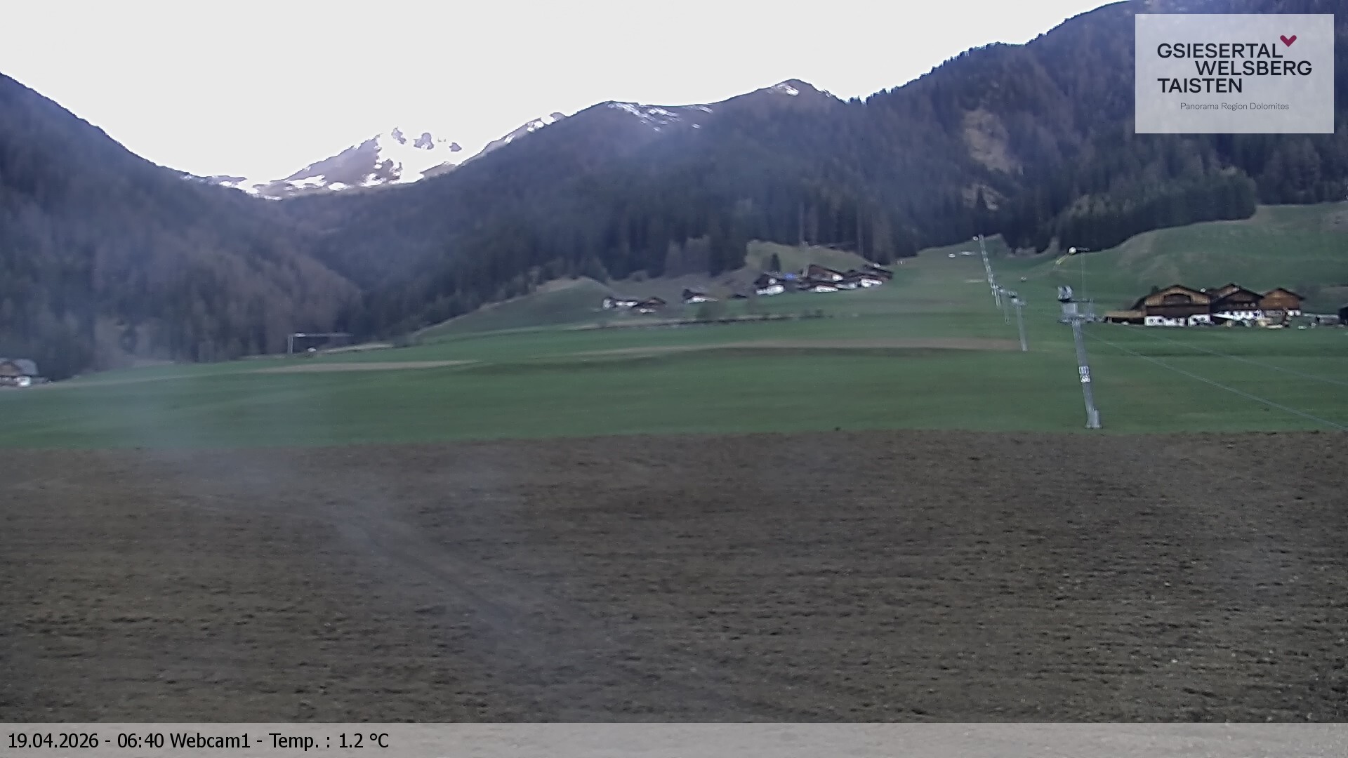 Archived image Webcam Binter – St. Magdalena, Gsiesertal (Südtirol)