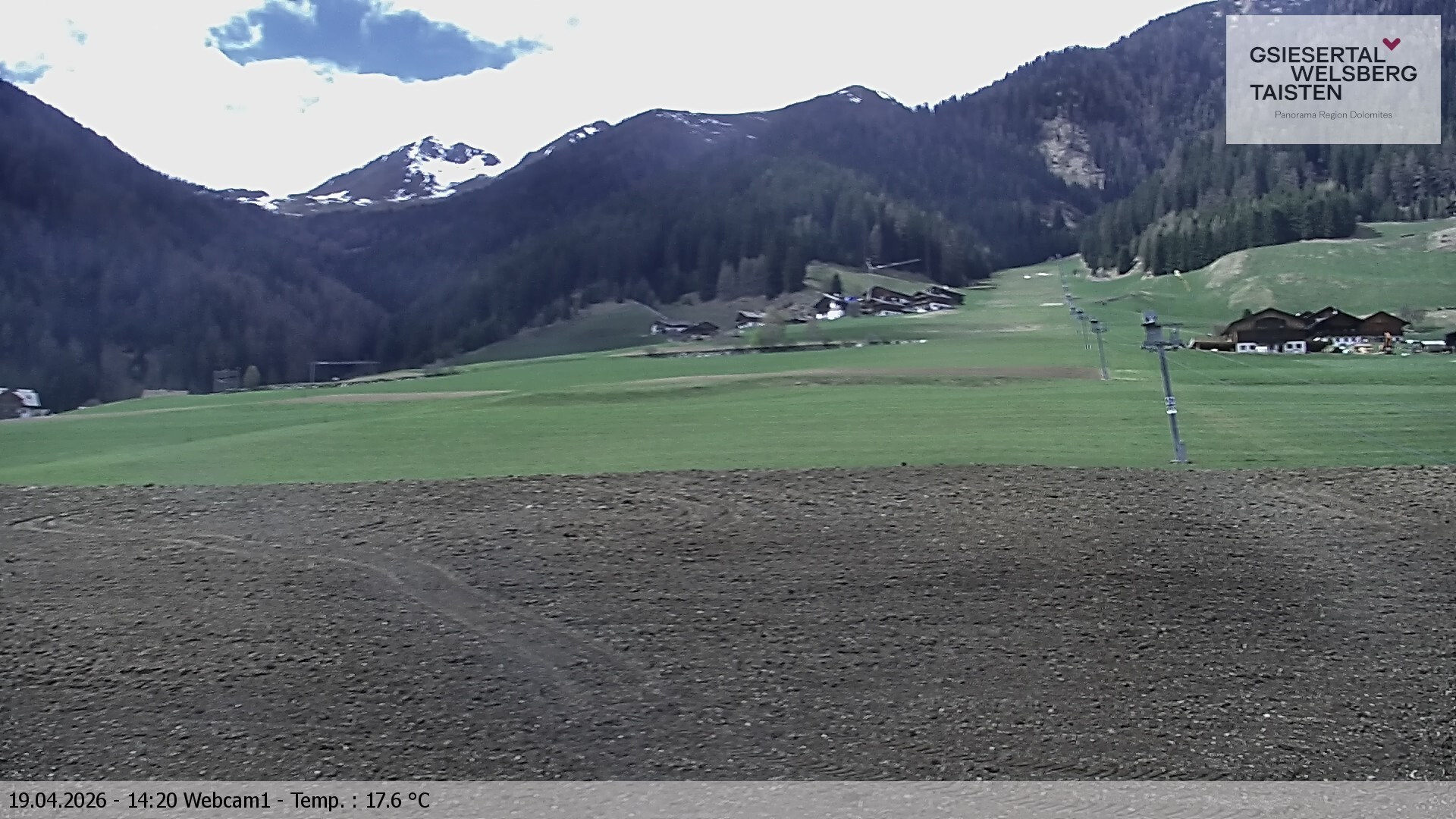 Archived image Webcam Binter – St. Magdalena, Gsiesertal (Südtirol)