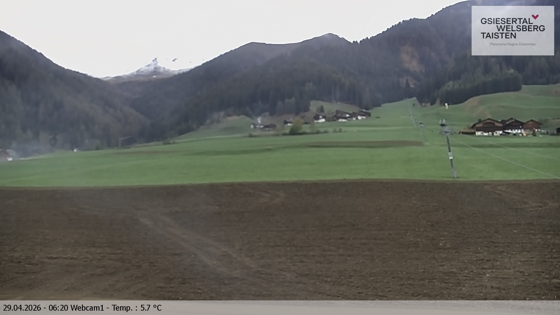 Archived image Webcam Binter – St. Magdalena, Gsiesertal (Südtirol)