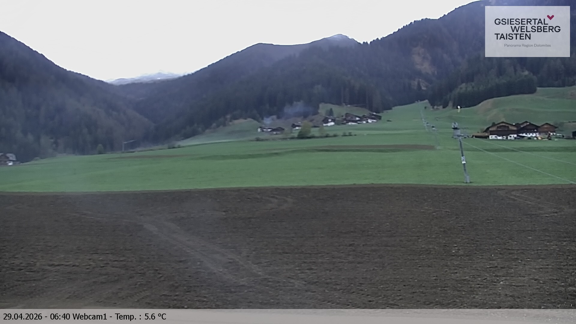 Archived image Webcam Binter – St. Magdalena, Gsiesertal (Südtirol)