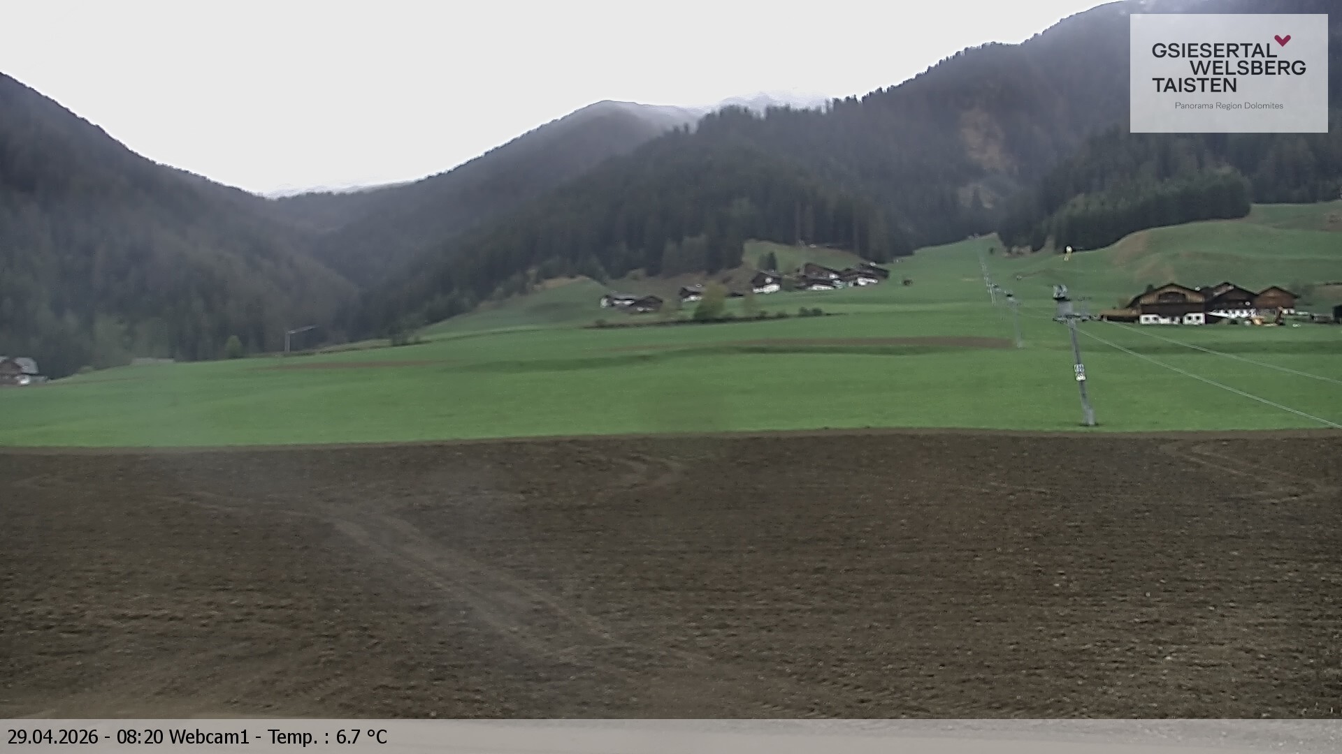 Archived image Webcam Binter – St. Magdalena, Gsiesertal (Südtirol)