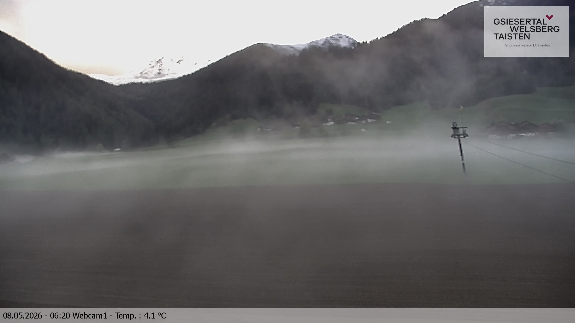 Archived image Webcam Binter – St. Magdalena, Gsiesertal (Südtirol)