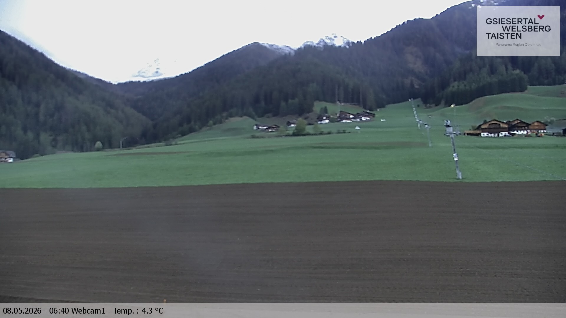 Archived image Webcam Binter – St. Magdalena, Gsiesertal (Südtirol)