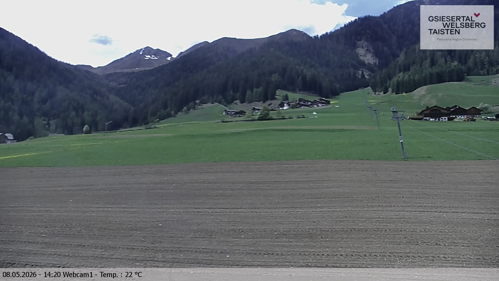 Archived image Webcam Binter – St. Magdalena, Gsiesertal (Südtirol)
