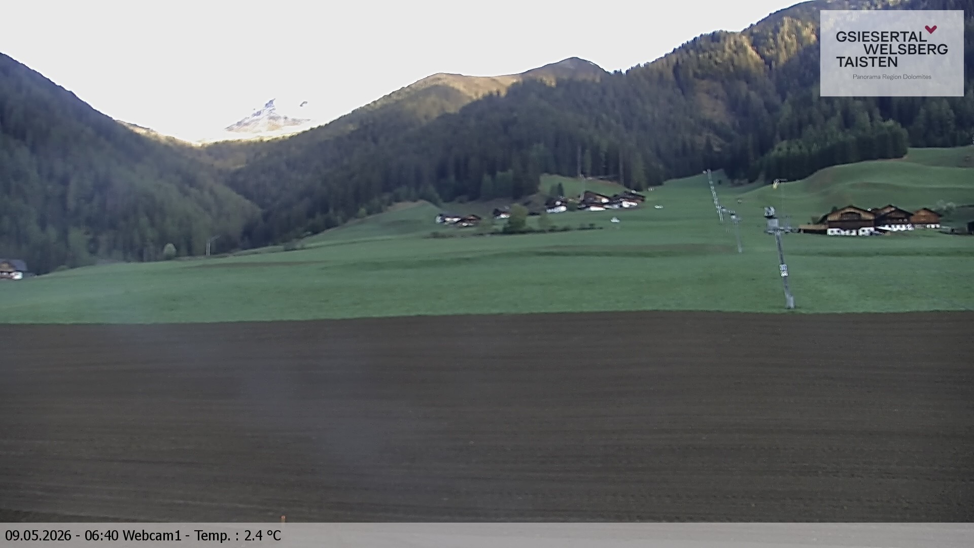 Archiv Foto Webcam Binter Höfe – St. Magdalena, Gsiesertal (Südtirol)