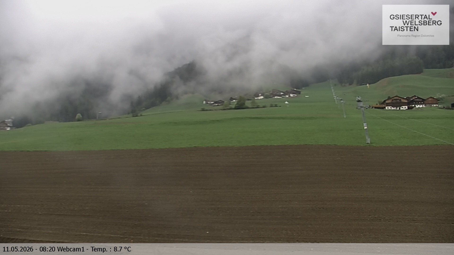 Archived image Webcam Binter – St. Magdalena, Gsiesertal (Südtirol)
