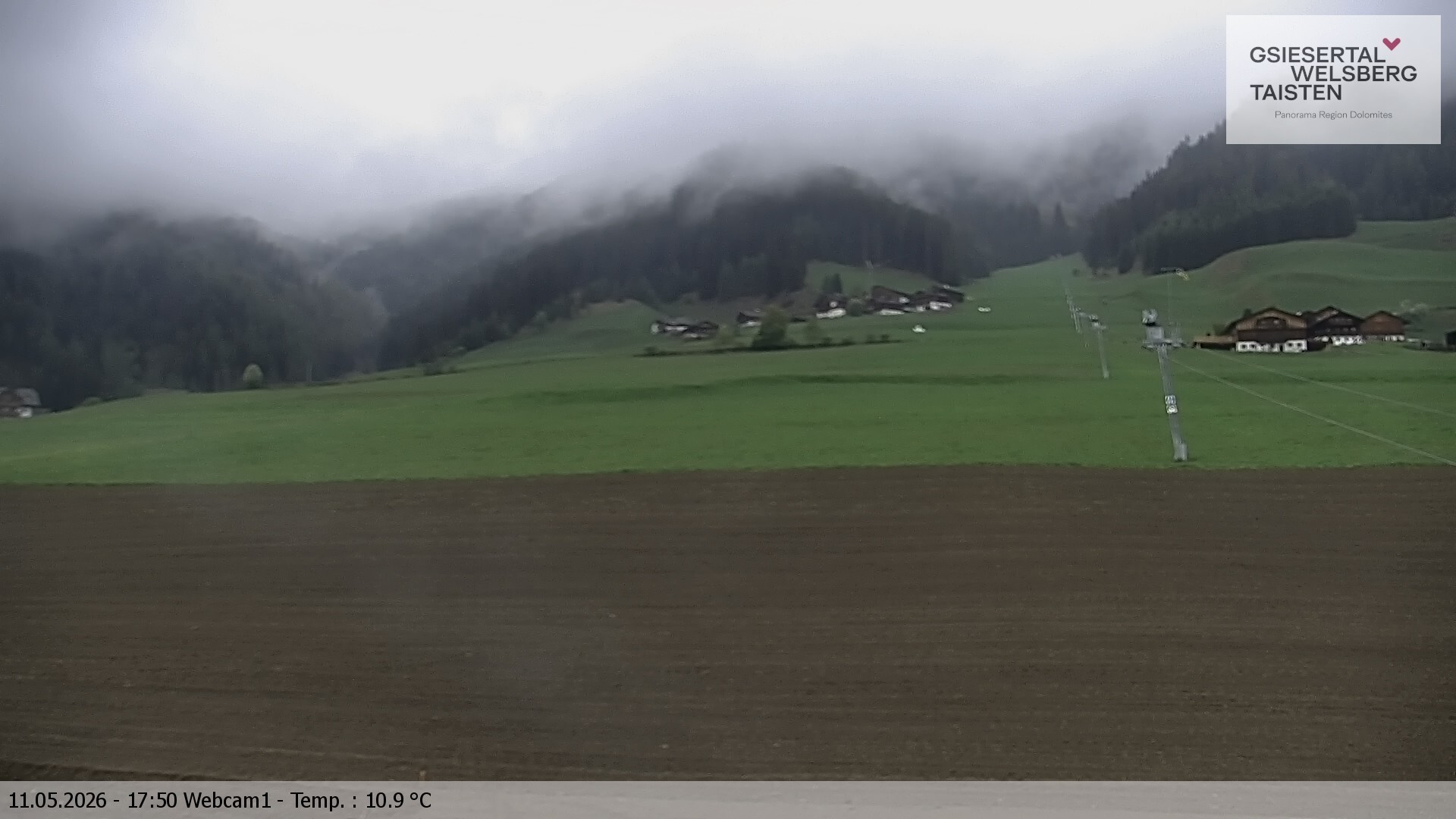 Archived image Webcam Binter – St. Magdalena, Gsiesertal (Südtirol)