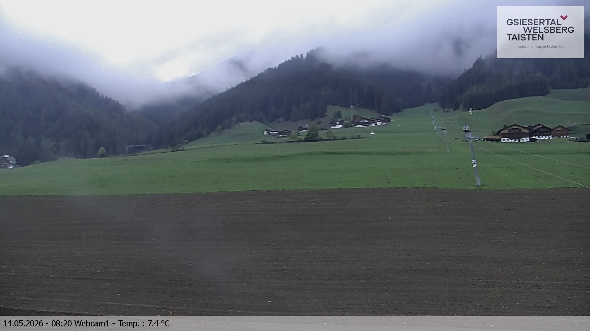Archived image Webcam Binter – St. Magdalena, Gsiesertal (Südtirol)