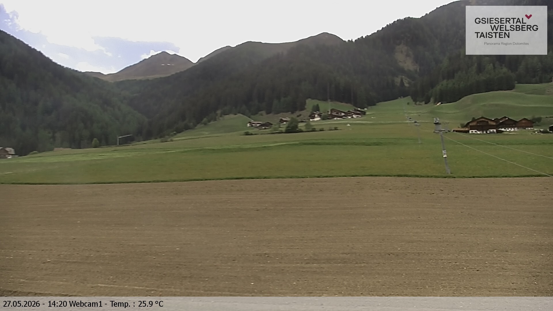 Archived image Webcam Binter – St. Magdalena, Gsiesertal (Südtirol)
