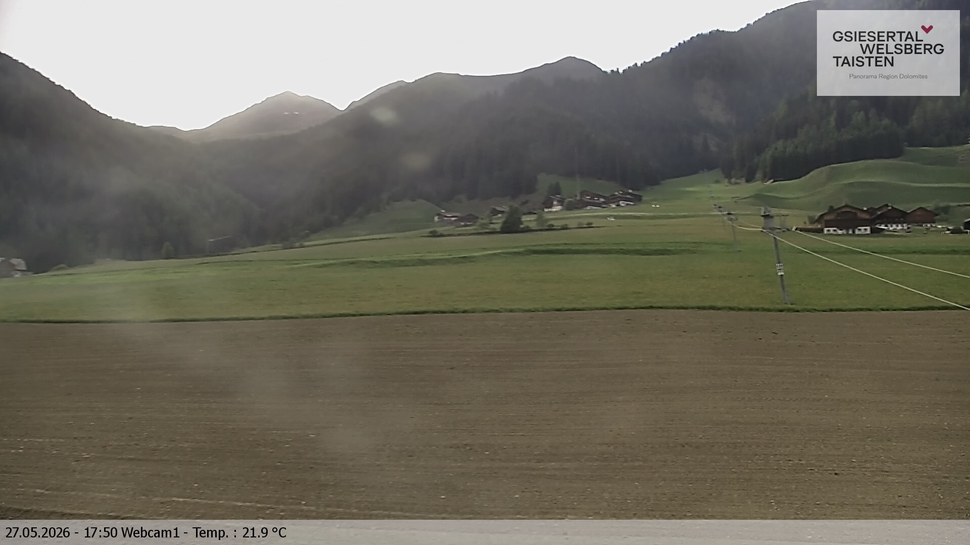 Archived image Webcam Binter – St. Magdalena, Gsiesertal (Südtirol)