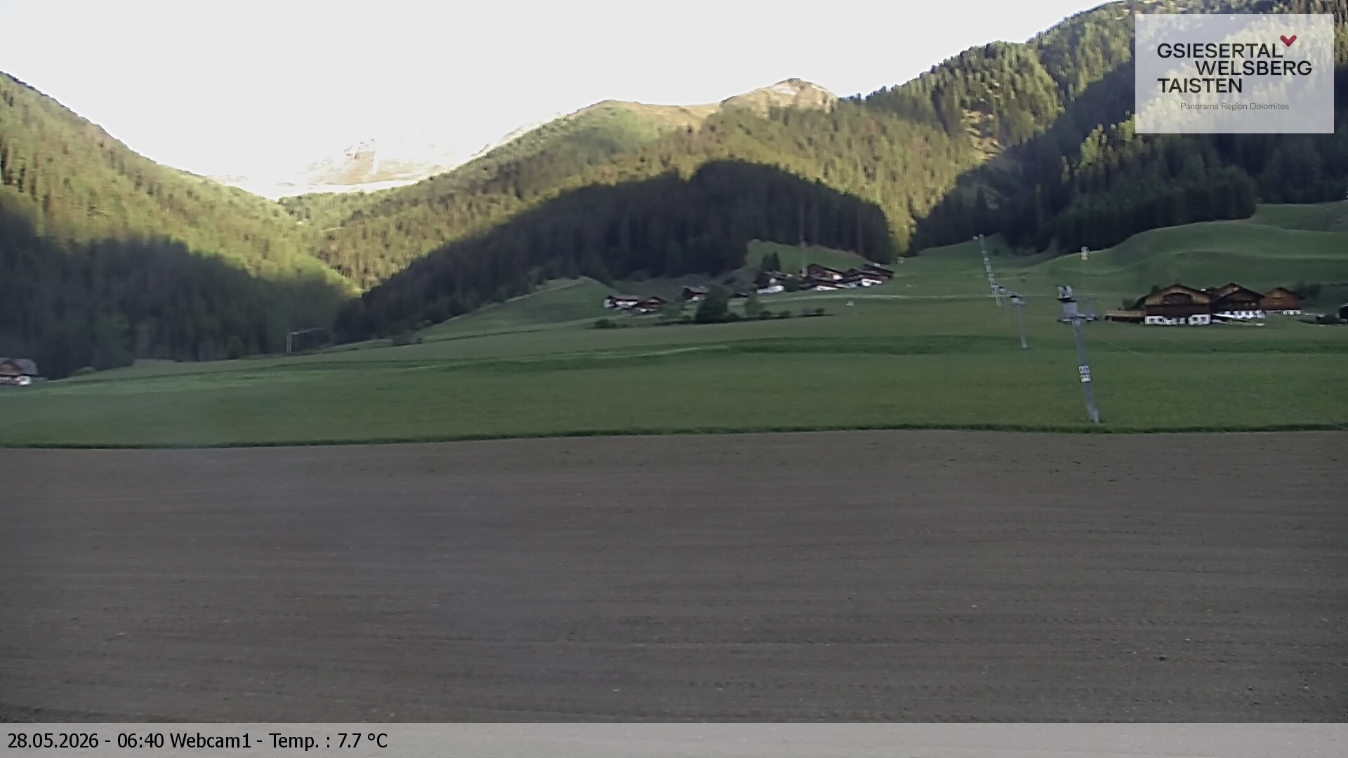 Archived image Webcam Binter – St. Magdalena, Gsiesertal (Südtirol)