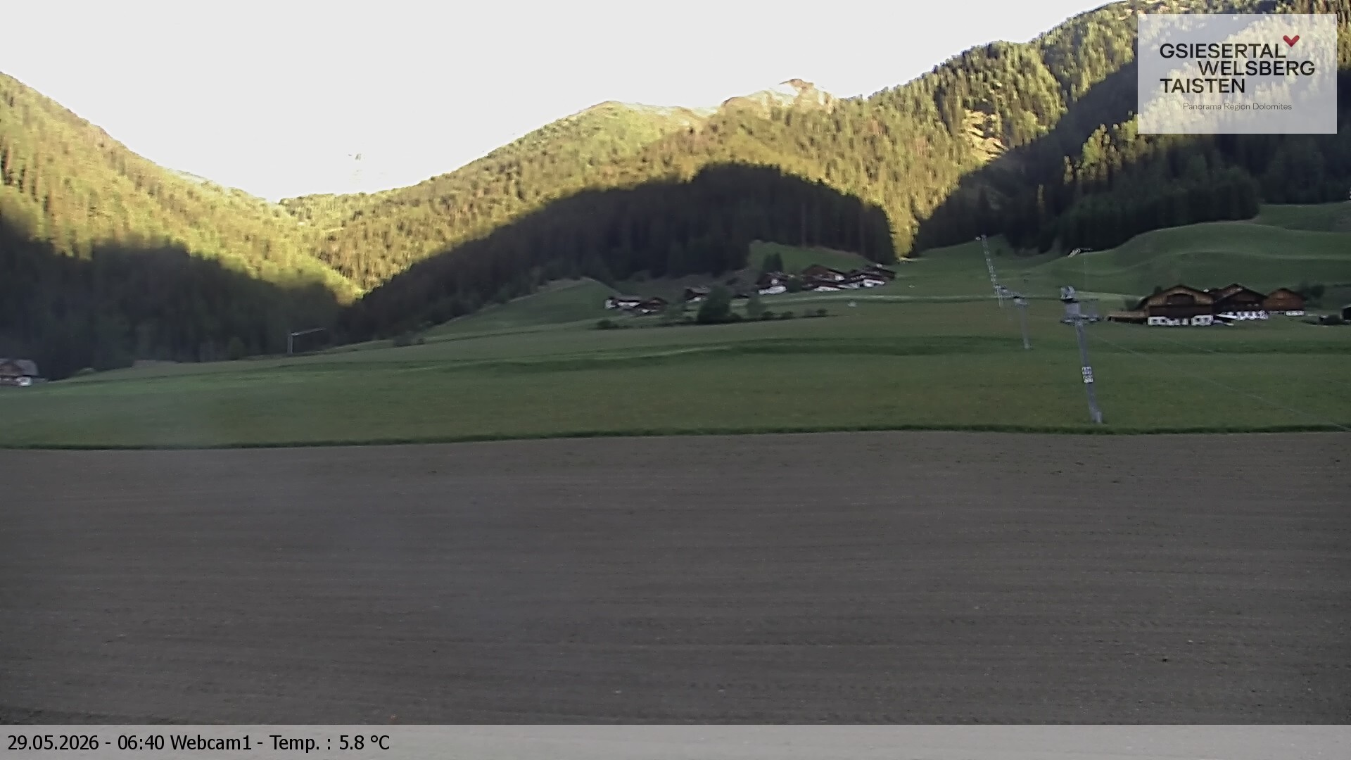 Archived image Webcam Binter – St. Magdalena, Gsiesertal (Südtirol)
