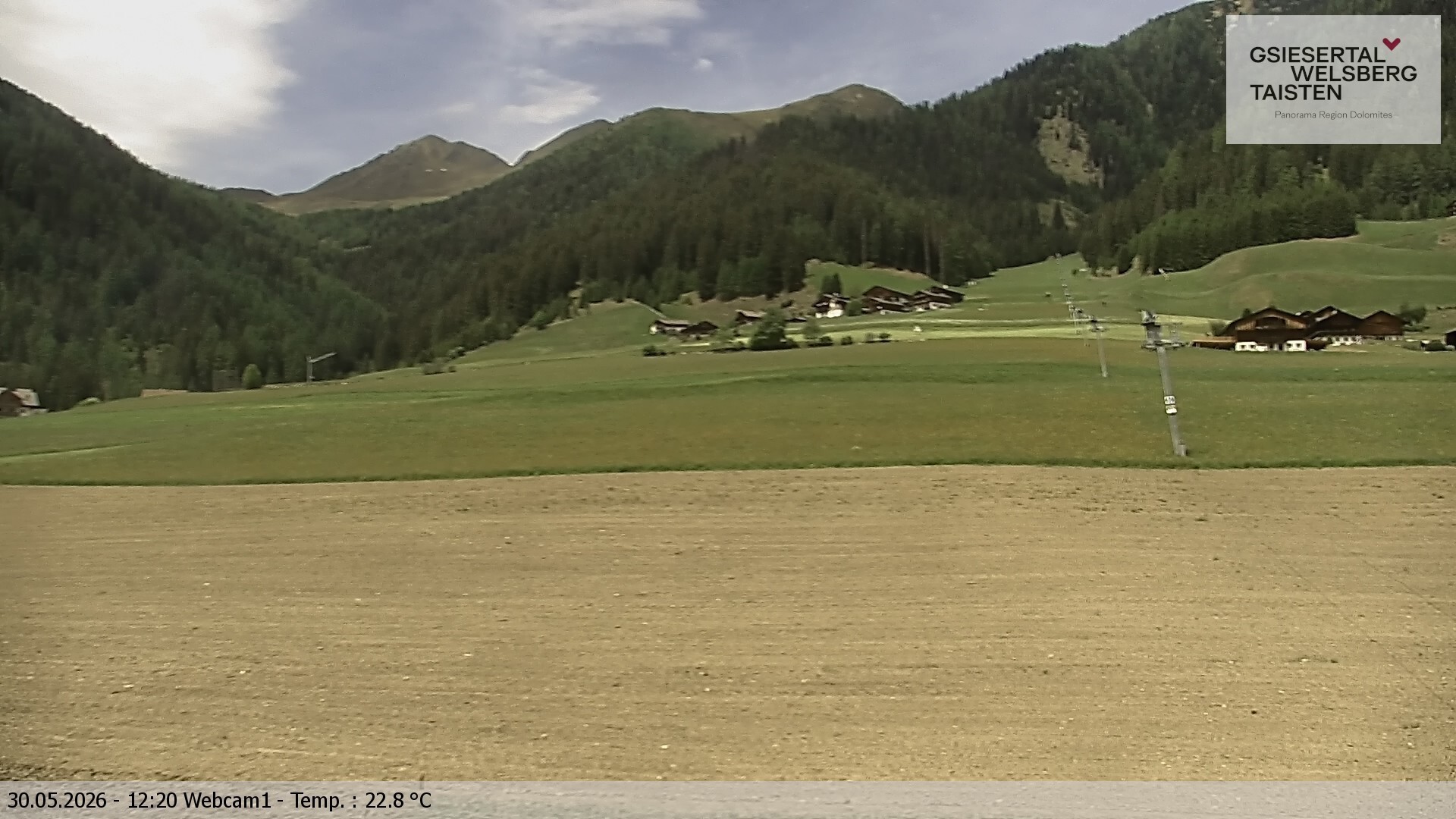 Archiv Foto Webcam Binter Höfe – St. Magdalena, Gsiesertal (Südtirol)
