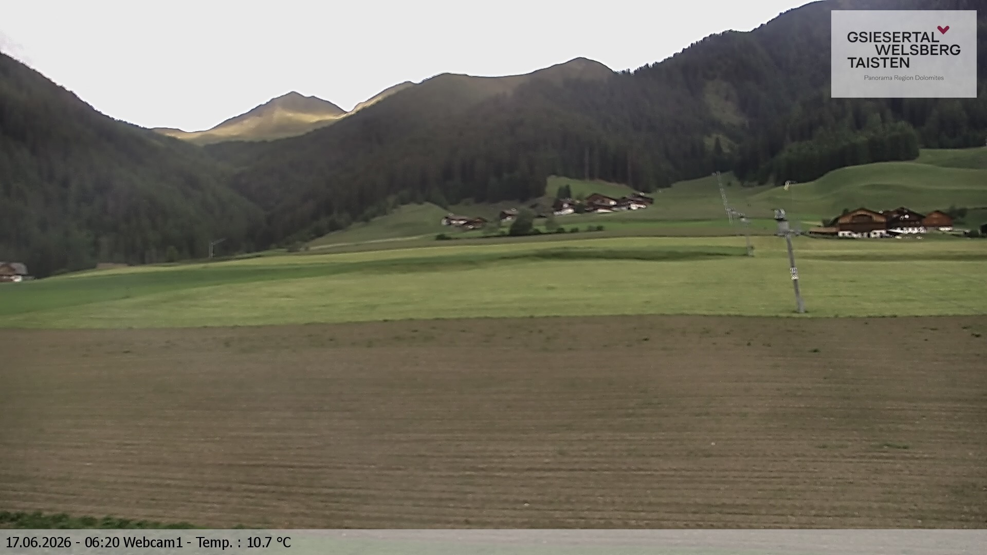 Archived image Webcam Binter – St. Magdalena, Gsiesertal (Südtirol)