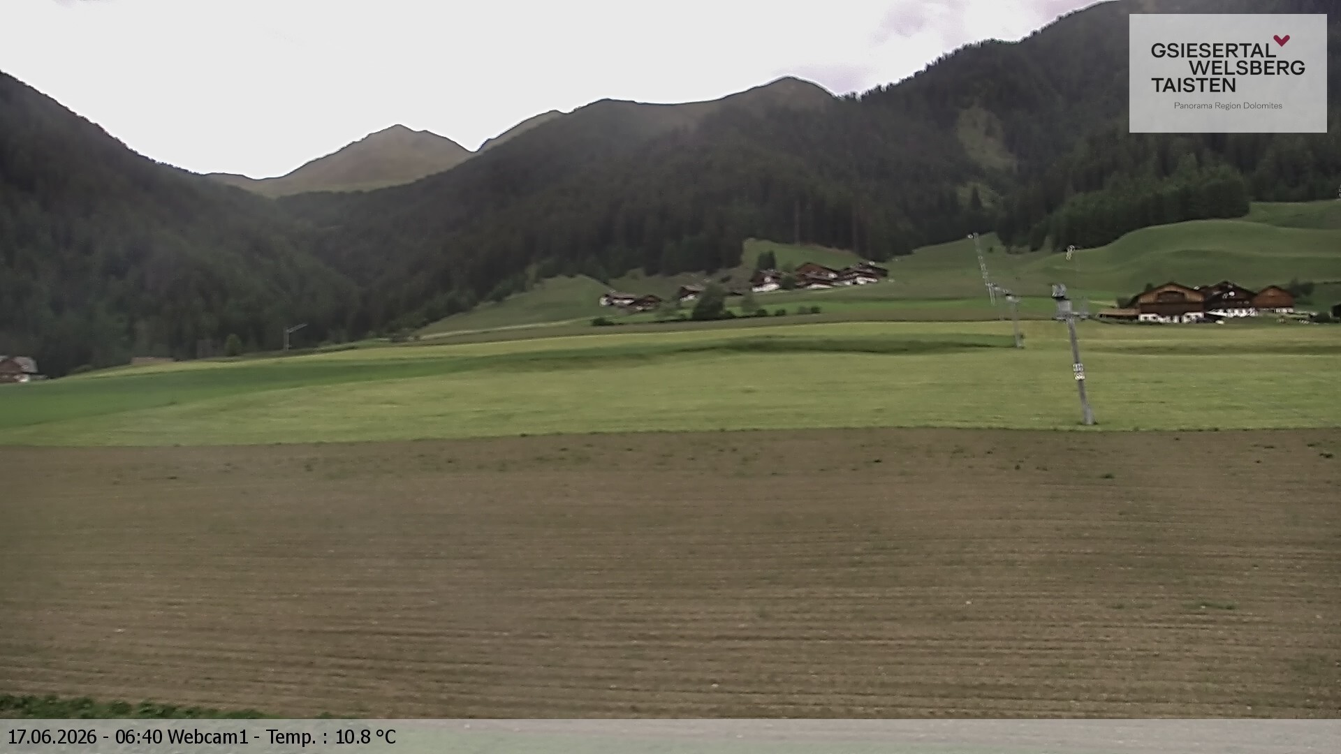 Archived image Webcam Binter – St. Magdalena, Gsiesertal (Südtirol)