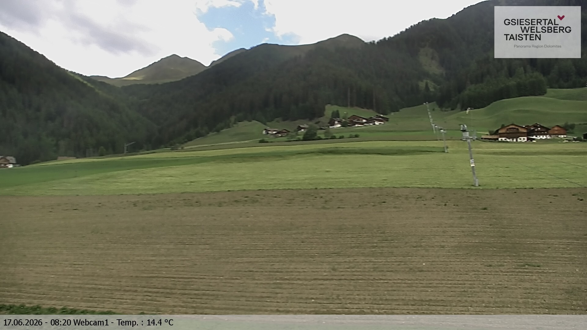 Archived image Webcam Binter – St. Magdalena, Gsiesertal (Südtirol)
