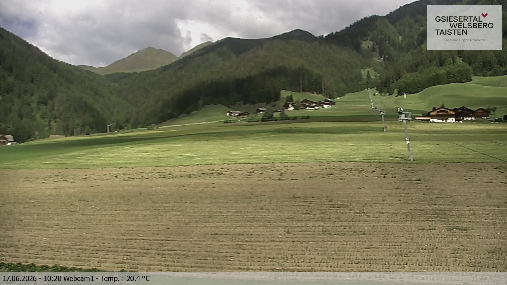 Archived image Webcam Binter – St. Magdalena, Gsiesertal (Südtirol)