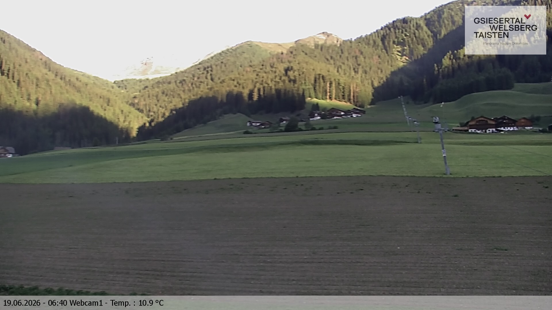 Archiv Foto Webcam Binter Höfe – St. Magdalena, Gsiesertal (Südtirol)