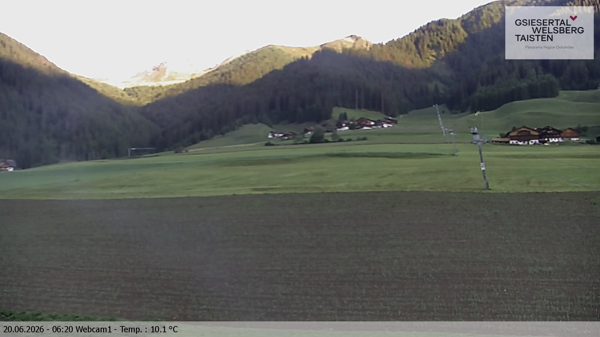 Archiv Foto Webcam Binter Höfe – St. Magdalena, Gsiesertal (Südtirol)
