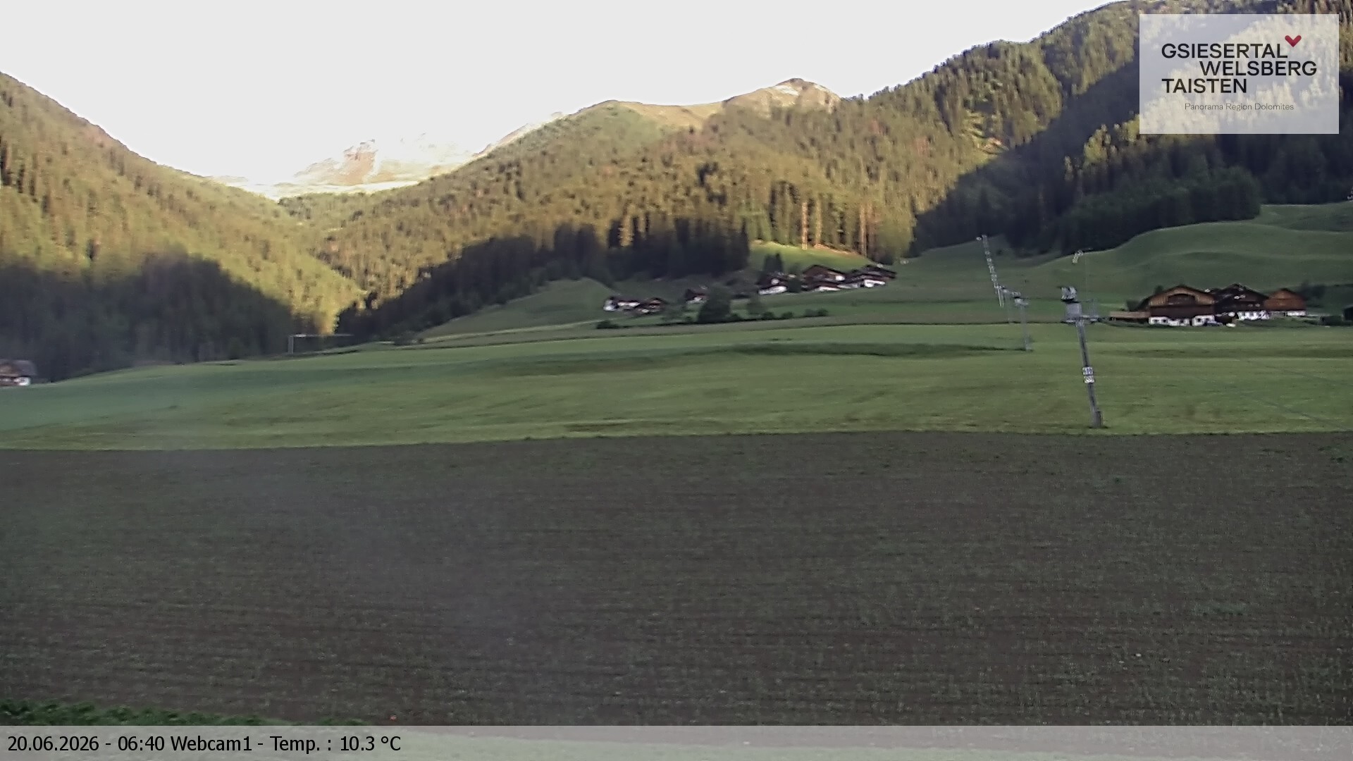 Archiv Foto Webcam Binter Höfe – St. Magdalena, Gsiesertal (Südtirol)