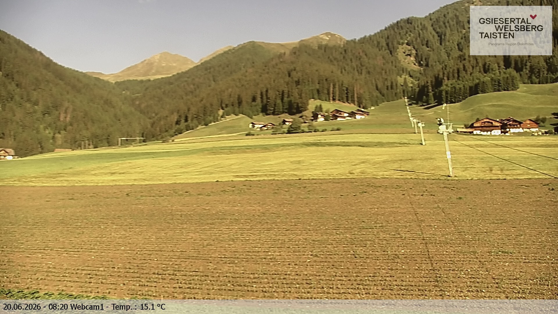 Archiv Foto Webcam Binter Höfe – St. Magdalena, Gsiesertal (Südtirol)
