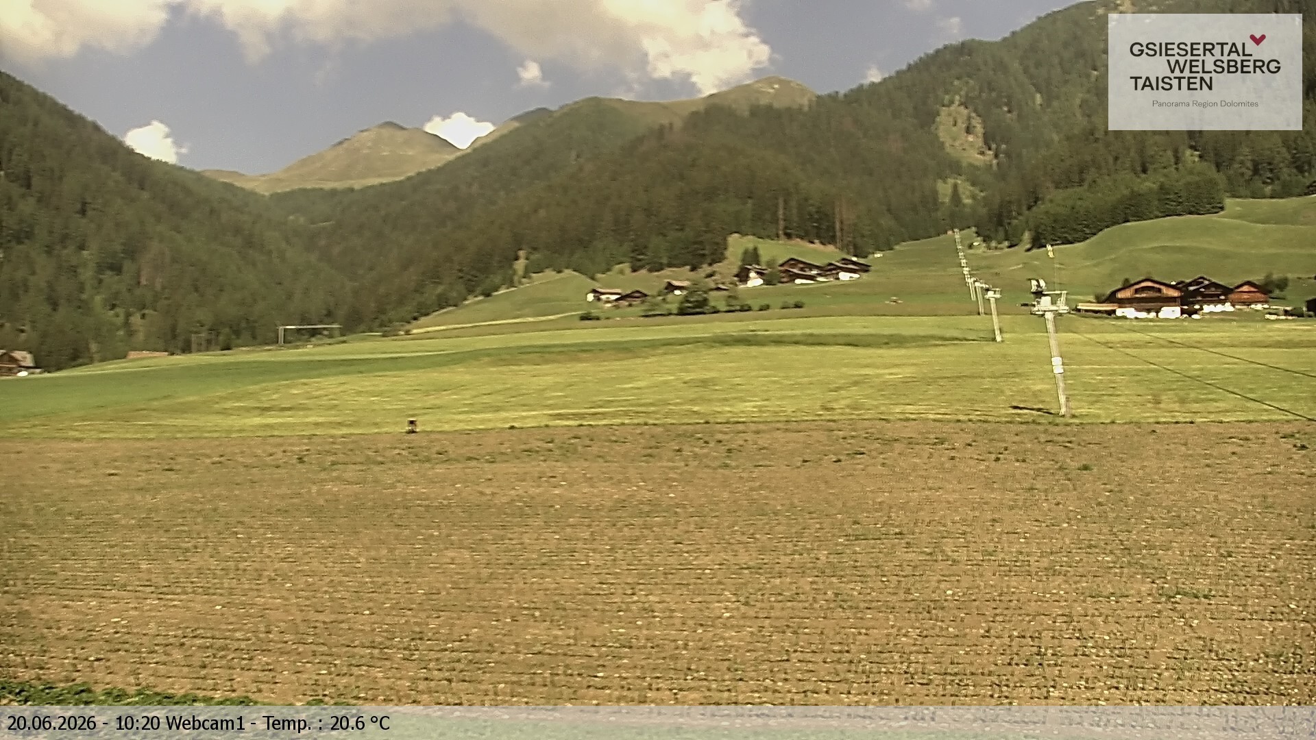 Archiv Foto Webcam Binter Höfe – St. Magdalena, Gsiesertal (Südtirol)