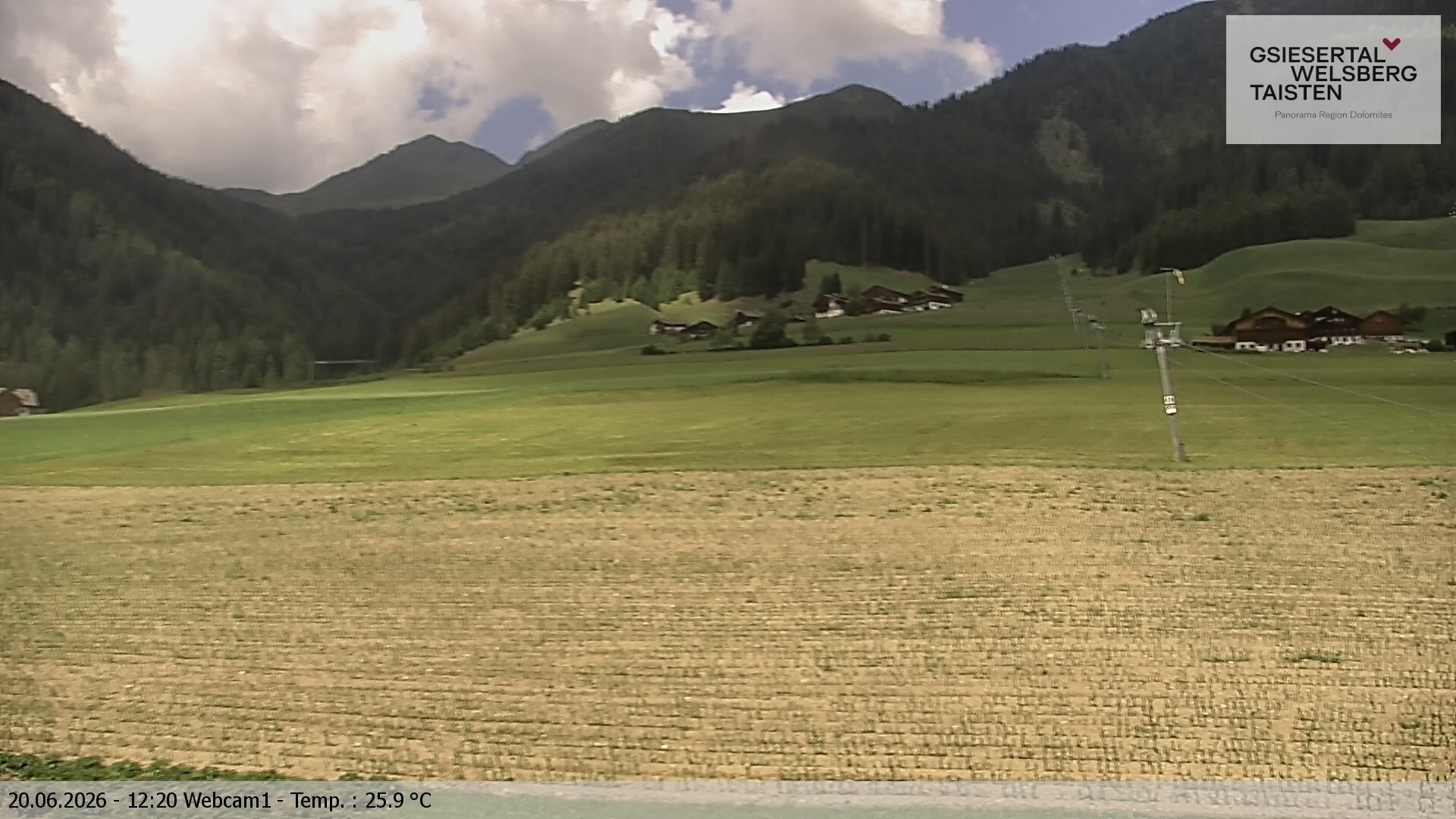 Archiv Foto Webcam Binter Höfe – St. Magdalena, Gsiesertal (Südtirol)