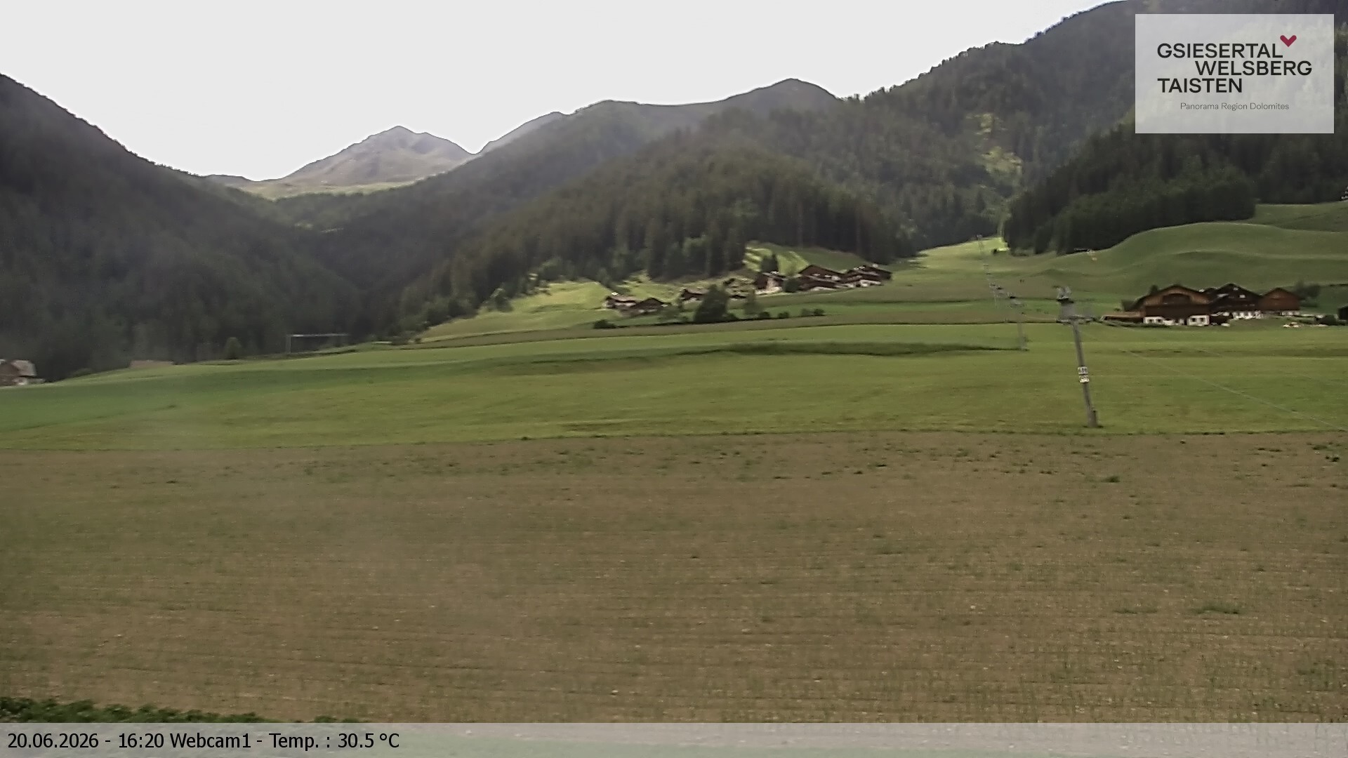 Archiv Foto Webcam Binter Höfe – St. Magdalena, Gsiesertal (Südtirol)