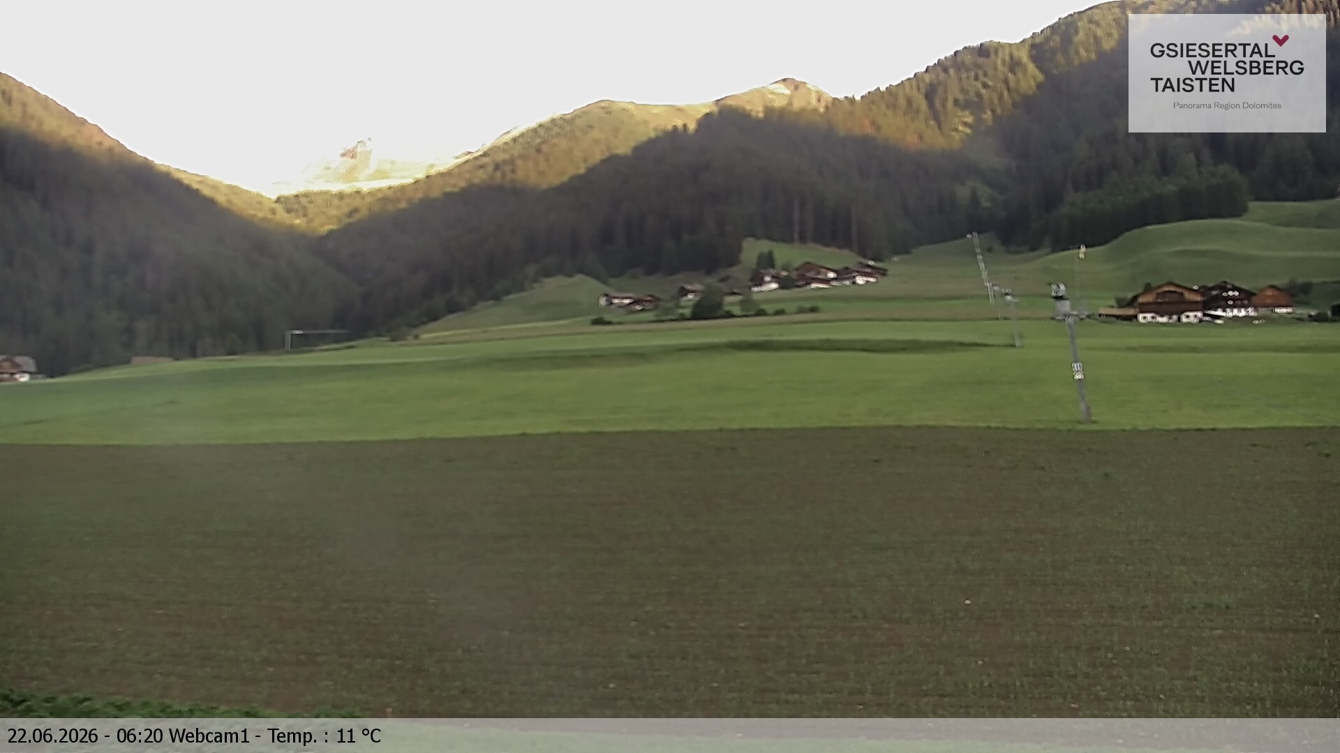 Archiv Foto Webcam Binter Höfe – St. Magdalena, Gsiesertal (Südtirol)