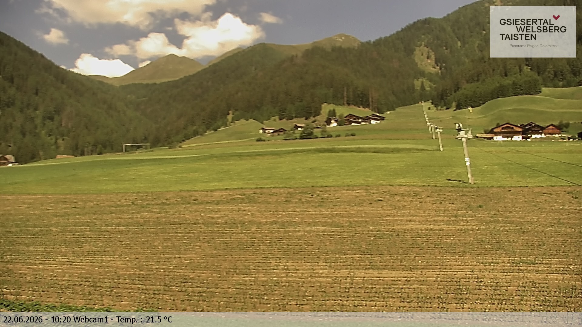 Archiv Foto Webcam Binter Höfe – St. Magdalena, Gsiesertal (Südtirol)