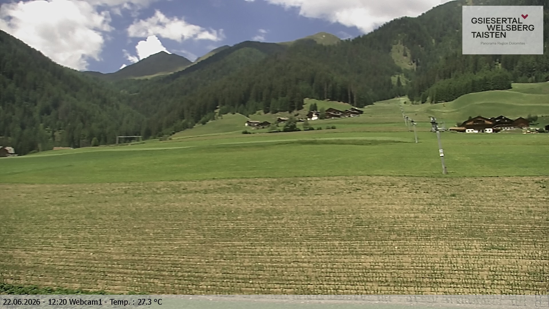 Archiv Foto Webcam Binter Höfe – St. Magdalena, Gsiesertal (Südtirol)
