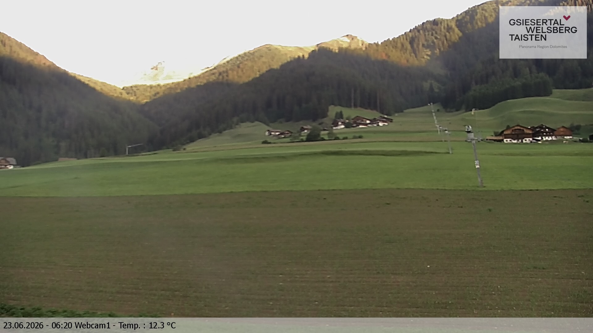 Archiv Foto Webcam Binter Höfe – St. Magdalena, Gsiesertal (Südtirol)