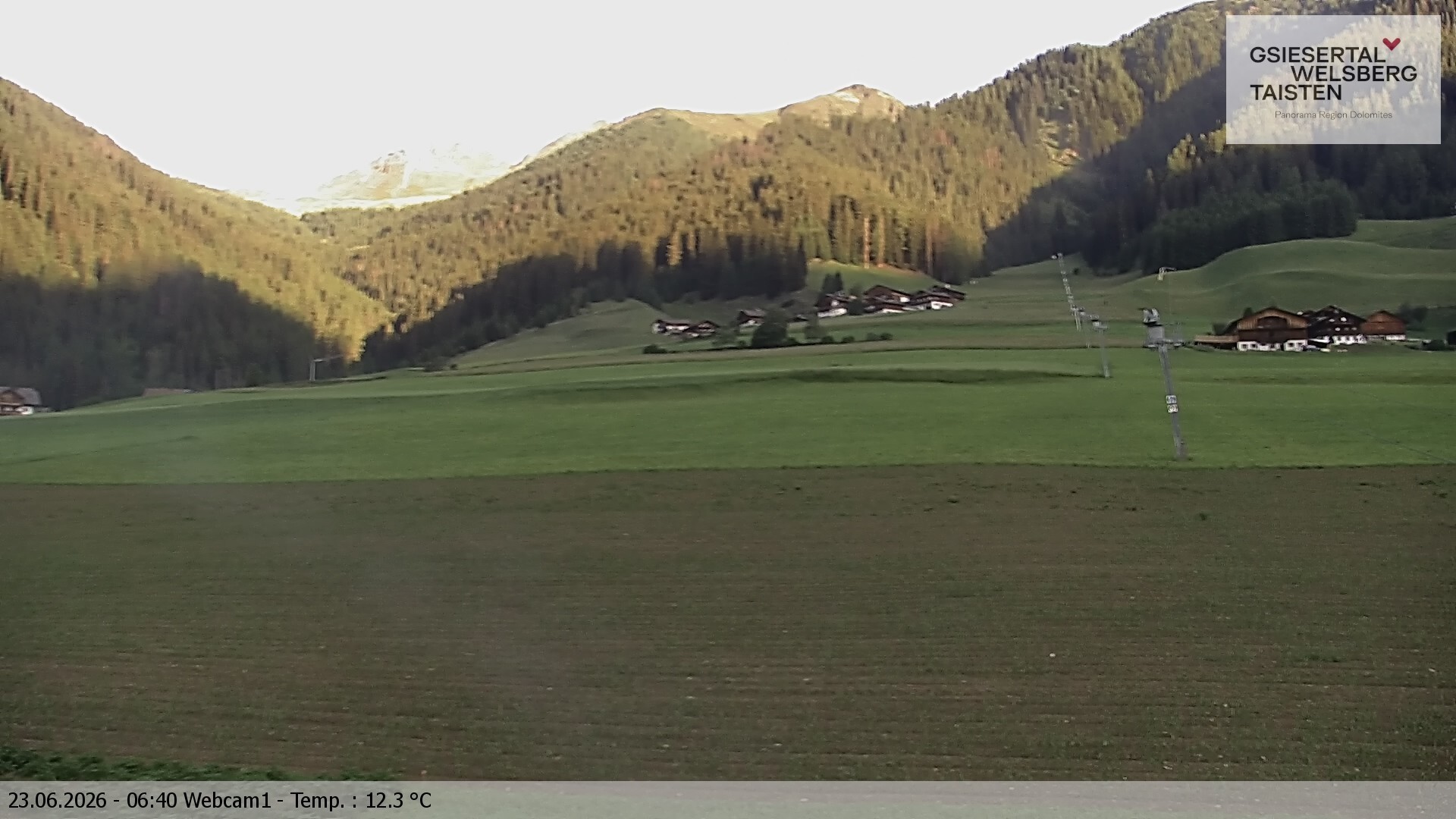 Archiv Foto Webcam Binter Höfe – St. Magdalena, Gsiesertal (Südtirol)