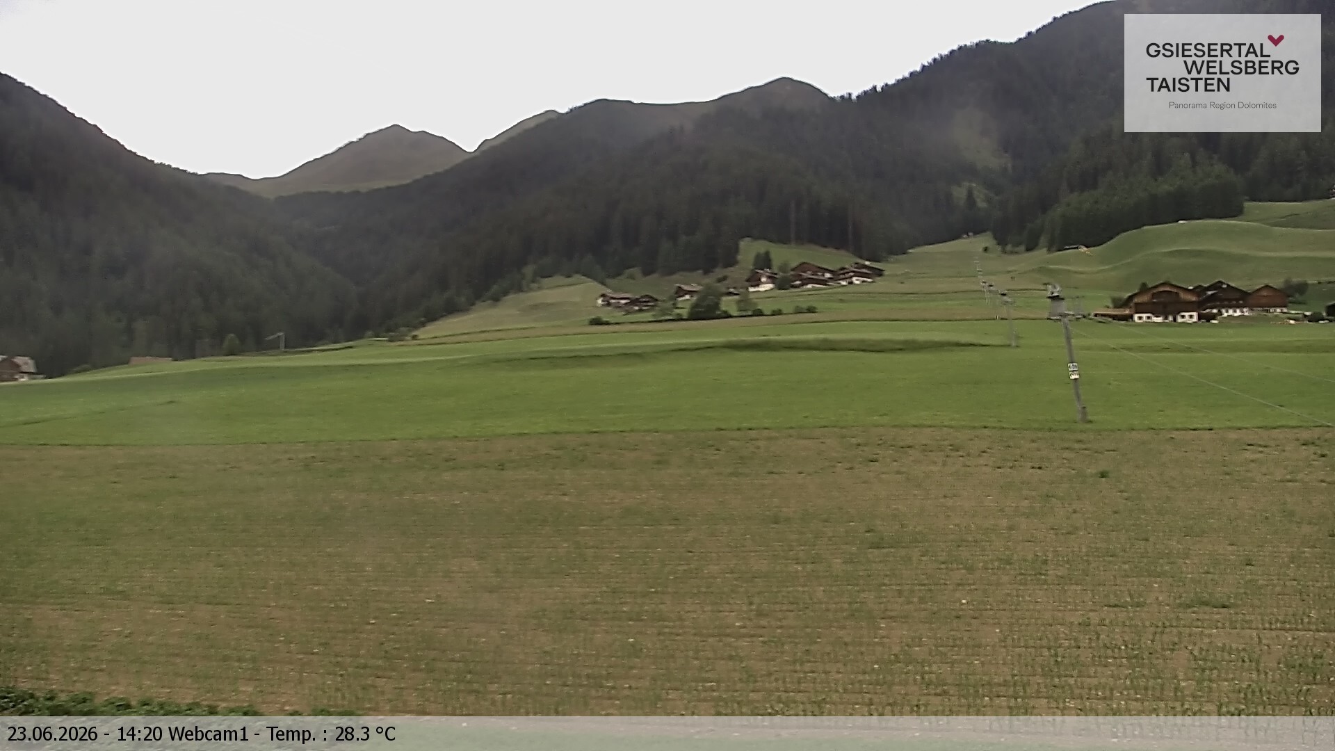 Archived image Webcam Binter – St. Magdalena, Gsiesertal (Südtirol)