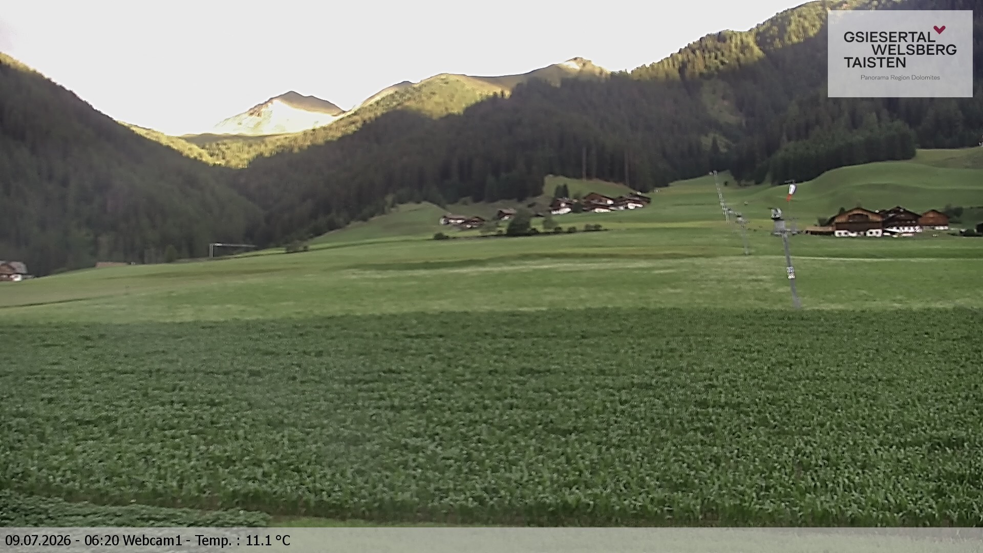 Archiv Foto Webcam Binter Höfe – St. Magdalena, Gsiesertal (Südtirol)