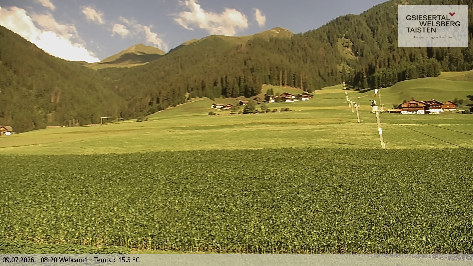 Archiv Foto Webcam Binter Höfe – St. Magdalena, Gsiesertal (Südtirol)