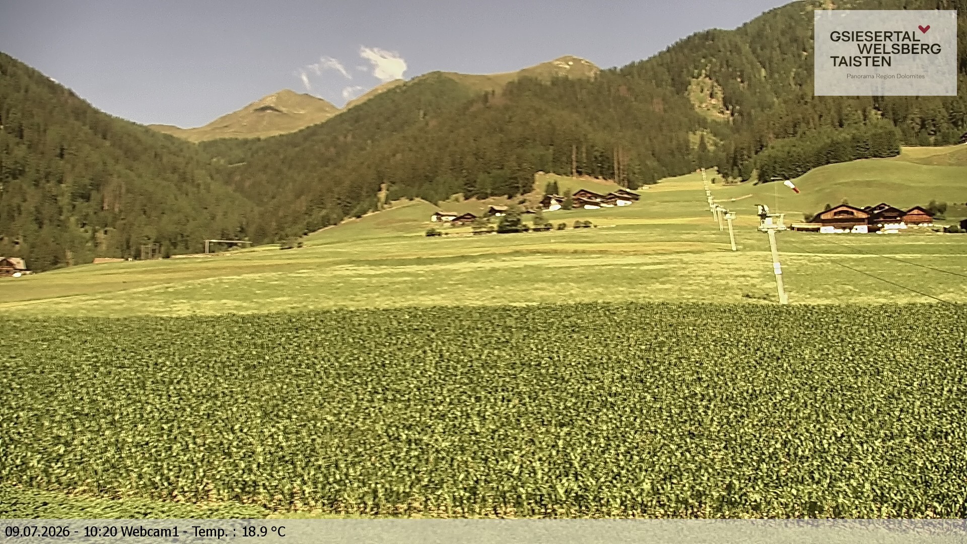 Archiv Foto Webcam Binter Höfe – St. Magdalena, Gsiesertal (Südtirol)