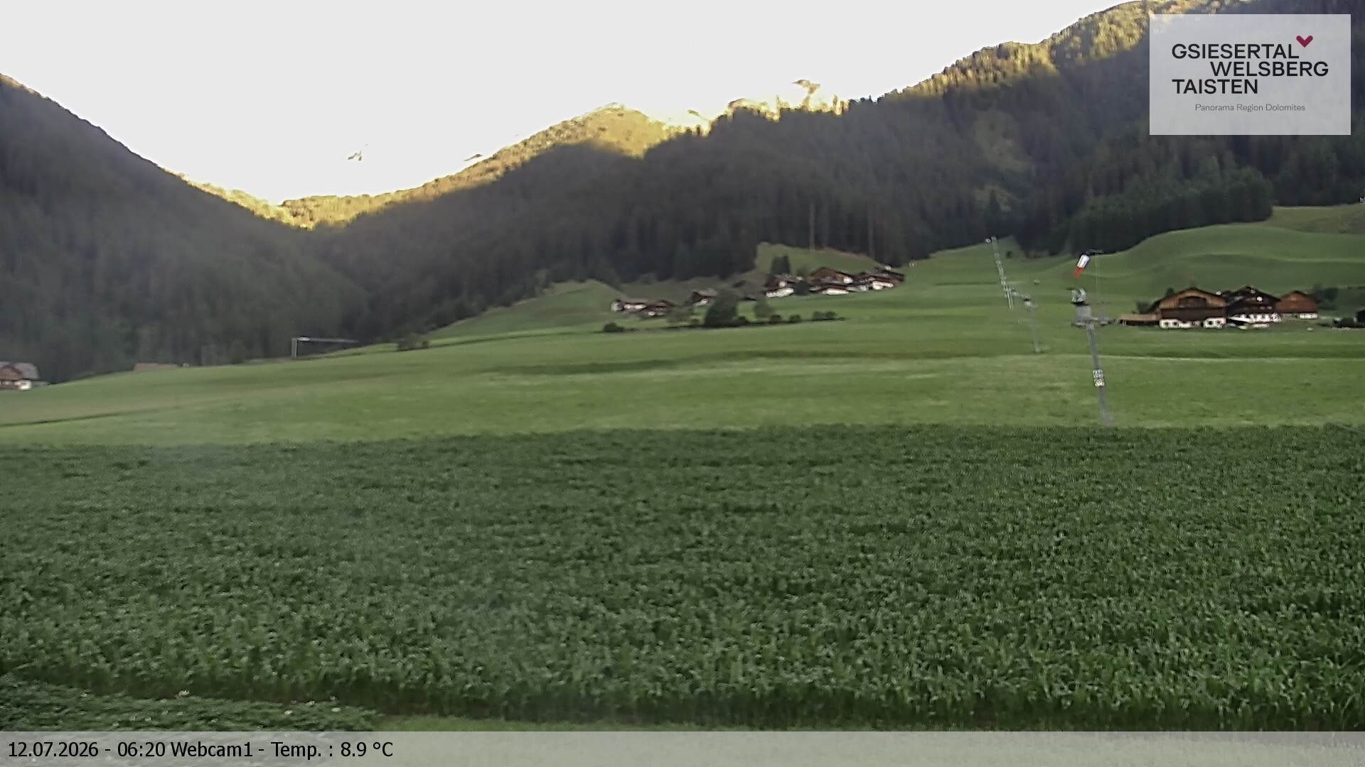 Archiv Foto Webcam Binter Höfe – St. Magdalena, Gsiesertal (Südtirol)
