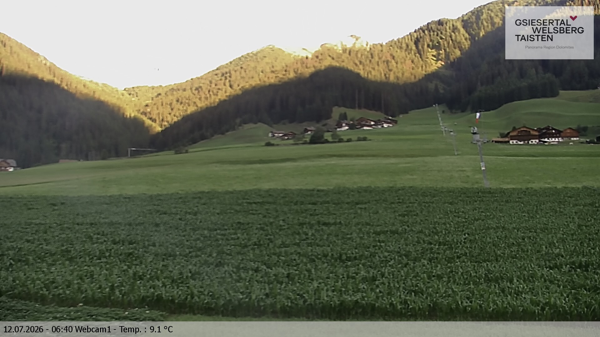 Archiv Foto Webcam Binter Höfe – St. Magdalena, Gsiesertal (Südtirol)