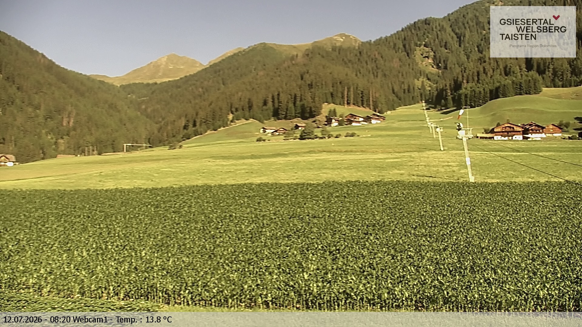 Archiv Foto Webcam Binter Höfe – St. Magdalena, Gsiesertal (Südtirol)