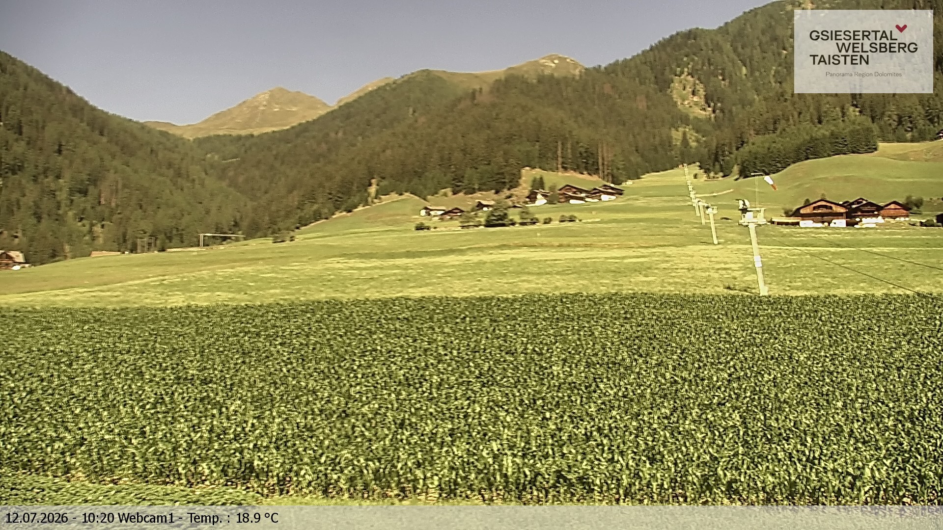 Archiv Foto Webcam Binter Höfe – St. Magdalena, Gsiesertal (Südtirol)