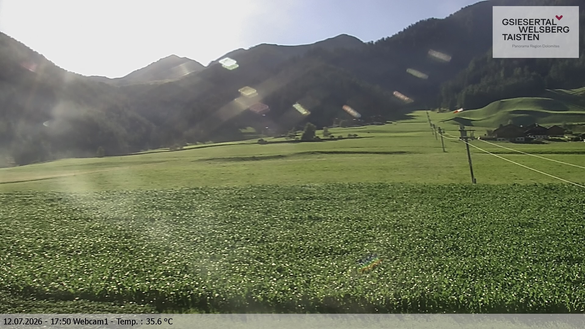 Archived image Webcam Binter – St. Magdalena, Gsiesertal (Südtirol)