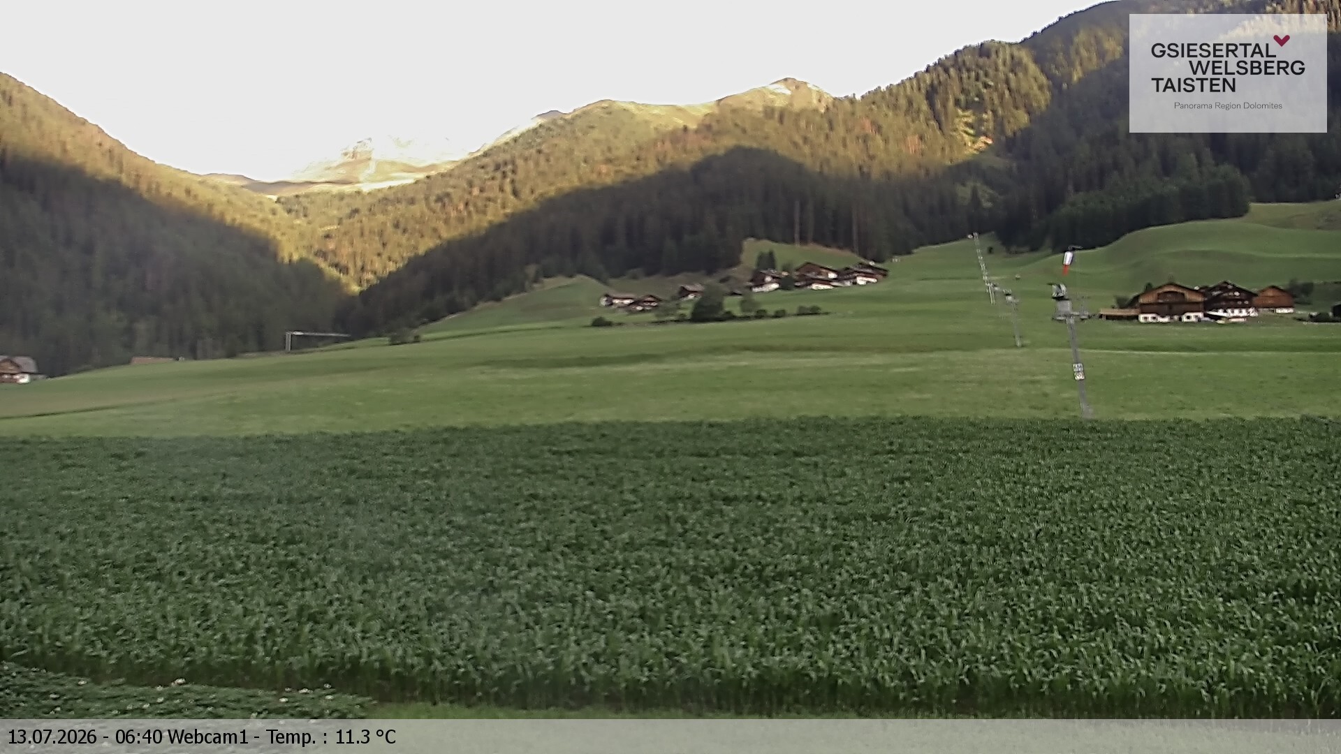 Archiv Foto Webcam Binter Höfe – St. Magdalena, Gsiesertal (Südtirol)