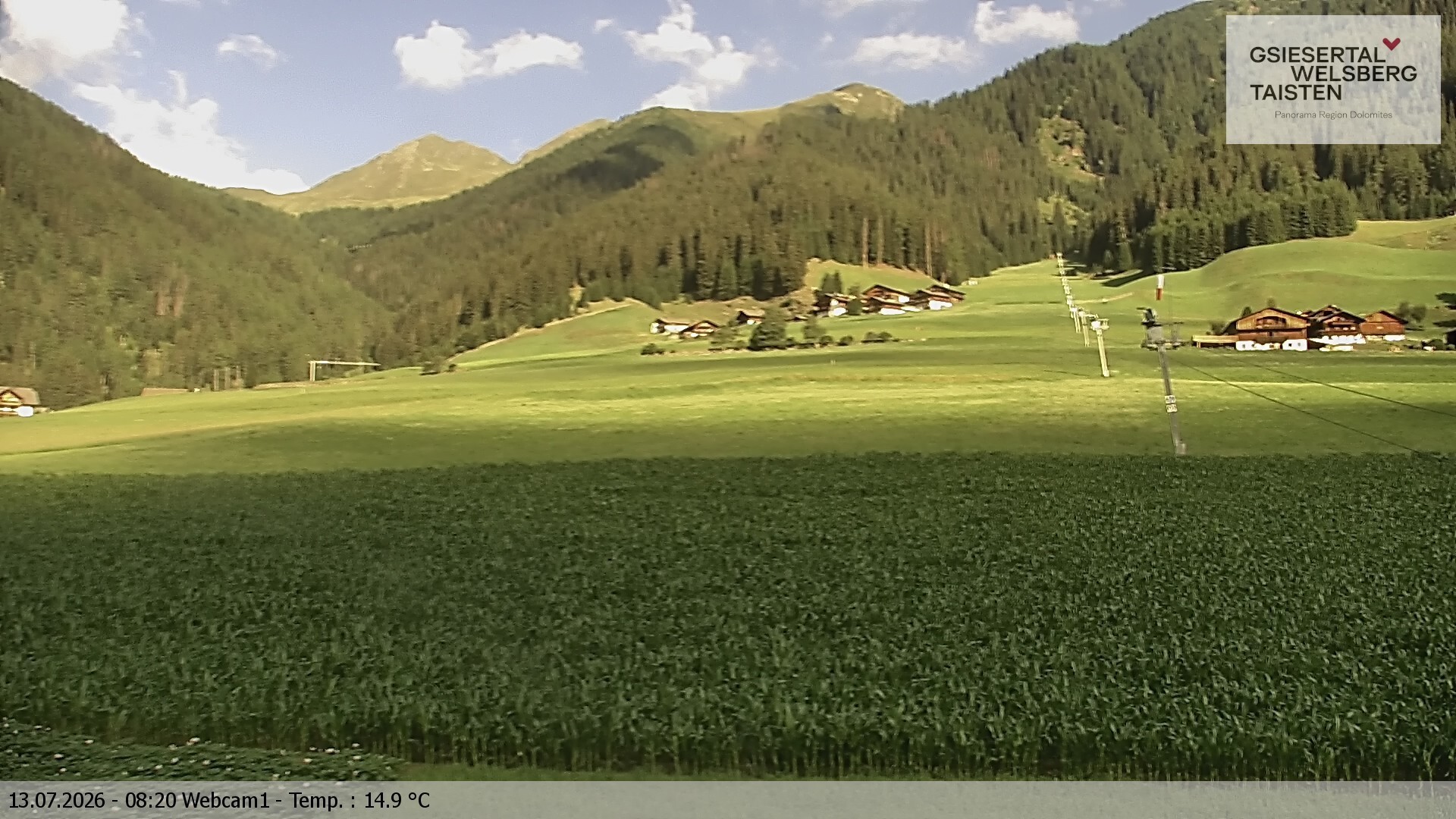 Archiv Foto Webcam Binter Höfe – St. Magdalena, Gsiesertal (Südtirol)